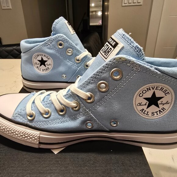 Brand New Converse Chuck Taylor All Star Madison Mid Blue Women's Size 7 NEW - Picture 2 of 10
